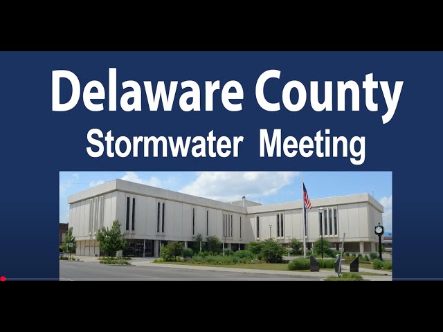 Delaware County Stormwater Board, Dec 1st, 2025