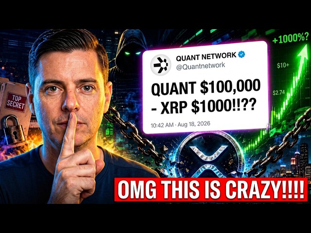 $100,000 QUANT CONFIRMED!??!!? THIS MEANS XRP $1000+ PRICE!??!!