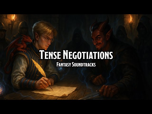Tense Negotiations  | D&D/TTRPG Music | 1 Hour | Copyright free