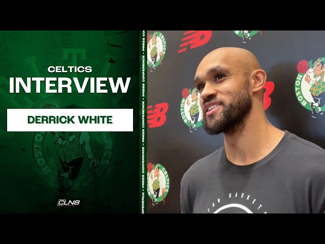Derrick White Happy with his Shot So Far | Celtics Practice