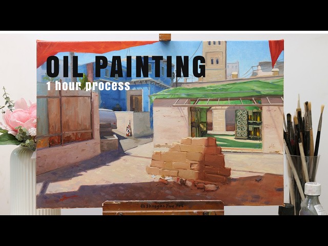 1 Hour of Relaxing Oil Painting | CS2 Mirage B Site