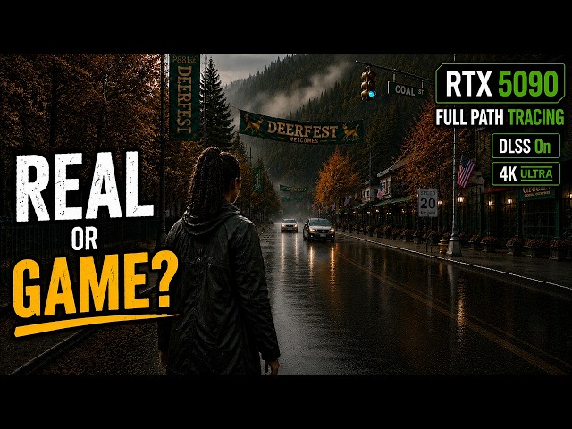 Real or Game? Alan Wake 2 RTX 5090 Path Tracing Looks Unreal
