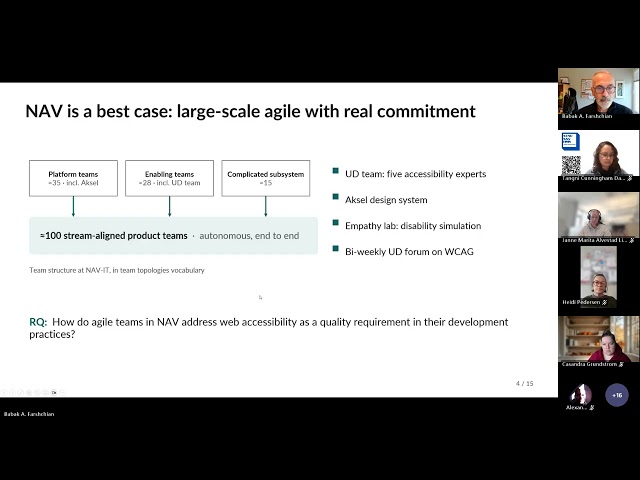 Quality Requirements in Large Scale Agile Development