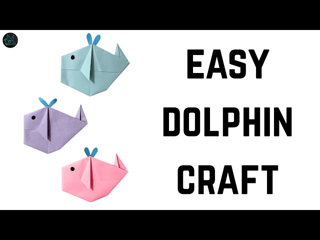 Easy DOLPHIN kids craft |GMRVS ARTS AND CRAFTS| #dolphin#craft