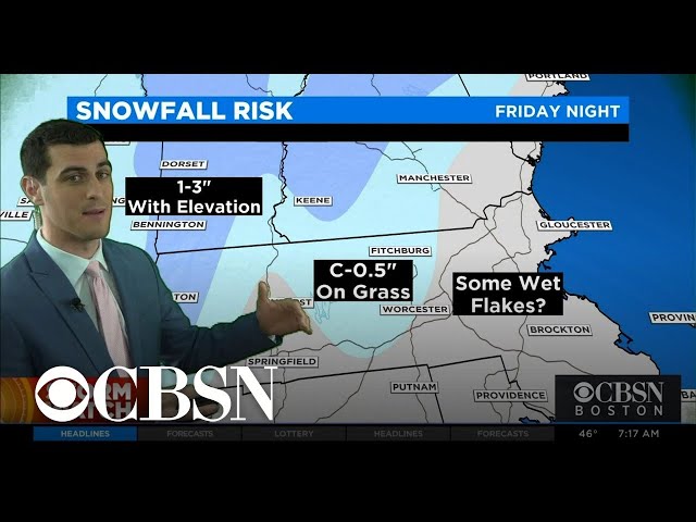 Rare May snow in the forecast for New England