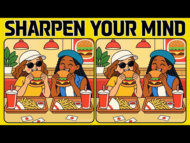 Spot the Difference Puzzles for a Sharper Mind (A Bit Tricky)