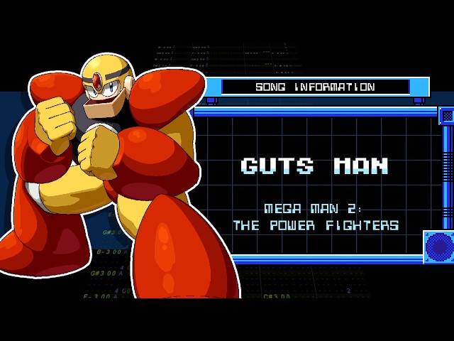 [Mega Man 2: The Power Fighters] Guts Man (NES 8-bit remix)