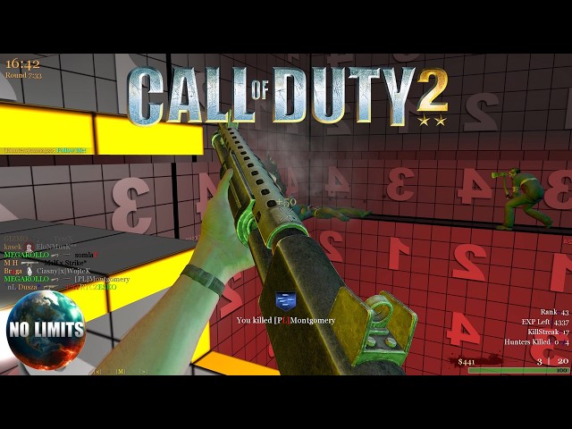 Call of Duty 2 Zombie Mod – Winchester 1200 Gameplay | New Update 6.0 | `nL.Zombies* / mp_fastline