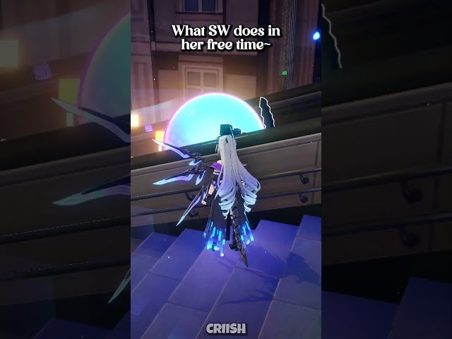 What SW999 does in her free time~ #honkaistarrail #hsrcreators #silverwolf #silverwolf999