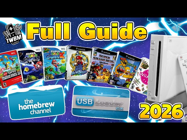 How to Mod your Wii in 2026! | Homebrew Channel, Wii + GCN Games, USB Loader GX, + More!