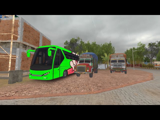 Bus simulator, India versus Indonesia bus simulator, Indian bus, hacking years Road #viralvideo 