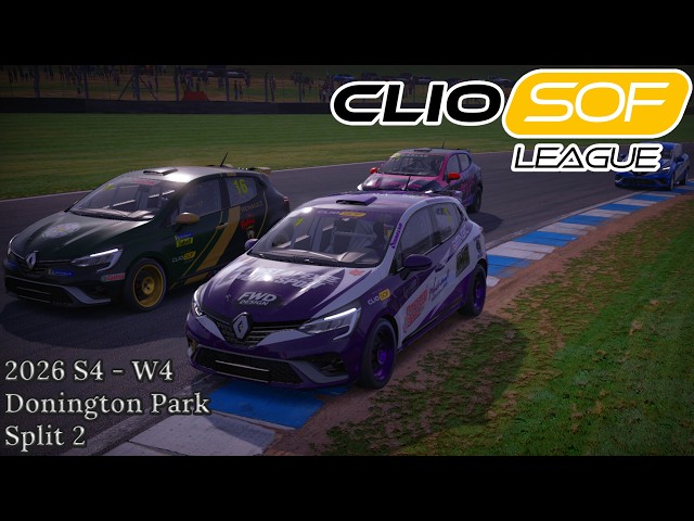 Clio Cup SoF League | S4 2026 - Week 4 | Donington Park | Split 2