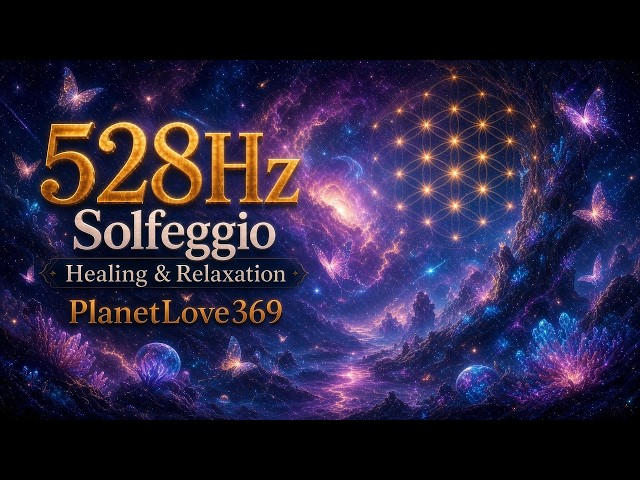 528Hz Deep Sleep Music 🌙 Solfeggio Healing Frequency for Rest & Relaxation | 24/7 Live