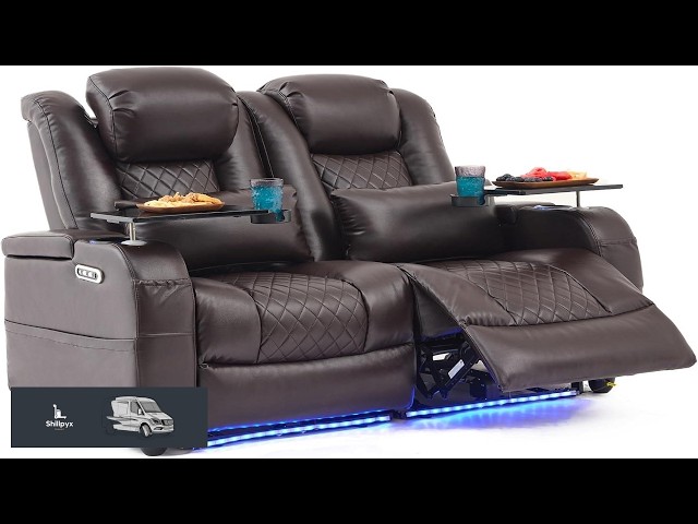 Airadlis Home Theater Seating Seats Dual Power Movie Theater Chairs Theater Recliner