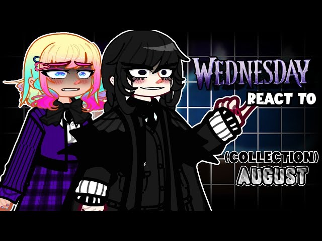 Wednesday Season 2 React to the future |Collection |🇪🇸🇺🇸🇧🇷|Gacha React