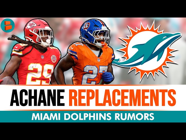 De’Von Achane Replacements: Miami Dolphins RB Targets Ft. J.K. Dobbins, Kareem Hunt & Carson Steele