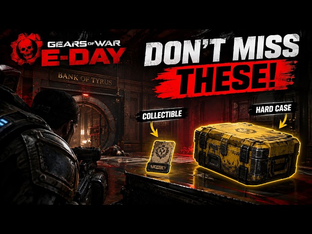 How to Get the Hard Case and Collectable in Bank of Tyrus in Gears of War E Day!