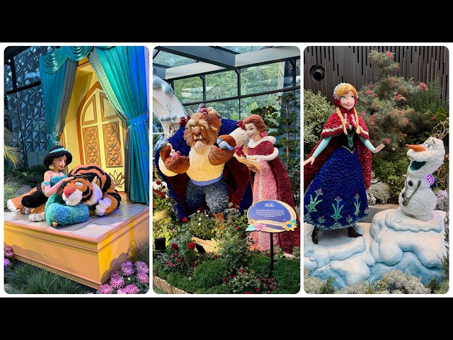 Disney Garden of Wonder | NEW Attraction Walkthrough - Amazing Disney Character Topiaries 2026