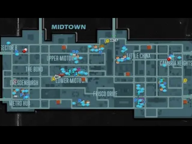 Cloudpunk Map Walkthrough: Midtown - Full Map Tour
