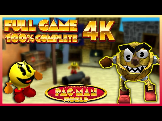 Pac-man World 20th Anniversary - Full Game 4K (100% Complete) [NO COMMENTARY]