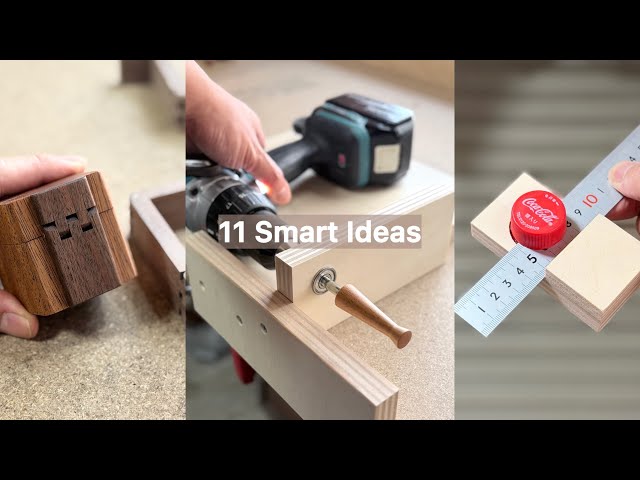 11 Smart Woodworking Ideas