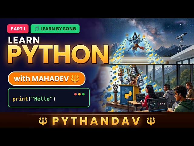 Pythandav Part 1 — My First Python Code