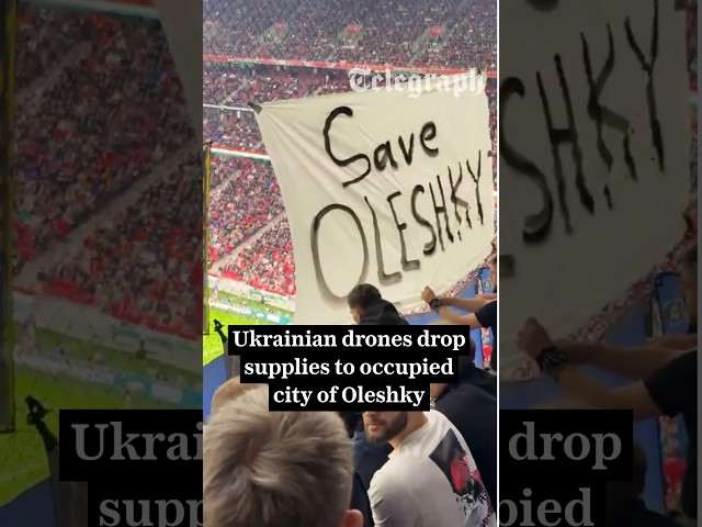 'Save Oleshsky': football fans draw attention to humanitarian crisis in occupied Ukraine