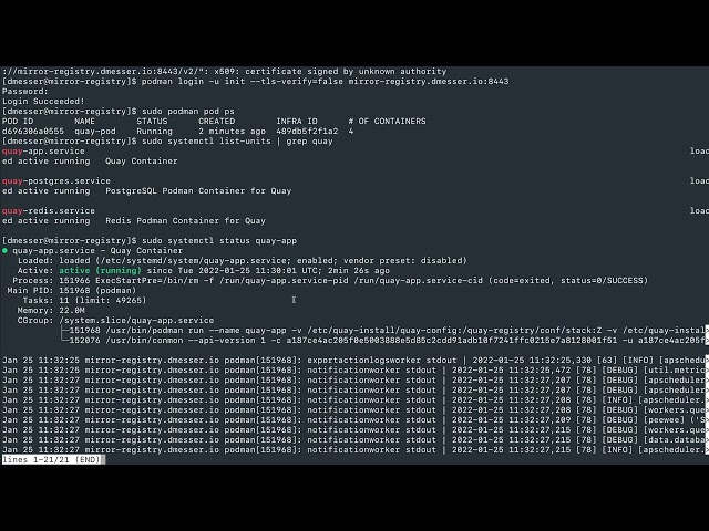 Mirror Registry for Red Hat OpenShift