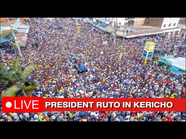 🔴#LIVE: PRESIDENT RUTO IN KERICHO🔥🔥 #onlinecommunityke #tutam