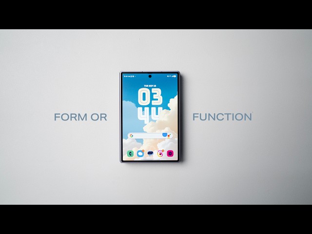 The Z Fold 8 is Form Over Function