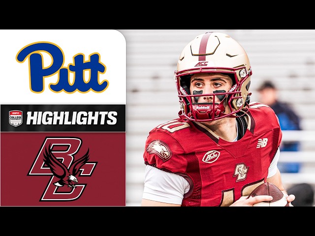 Pittsburgh Panthers vs. Boston College Eagles | Full Game Highlights | ESPN College Football