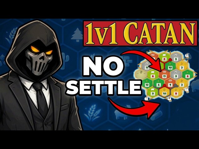 1v1 CATAN - I Built 8 Roads Before My FIRST SETTLE!!!