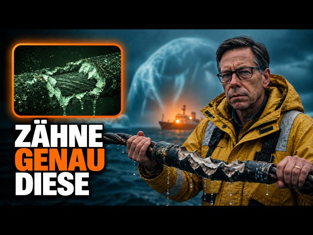 Ein Unterseekabel wurde geborgen – mit Bissspuren breiter als der Torso eines Mannes.