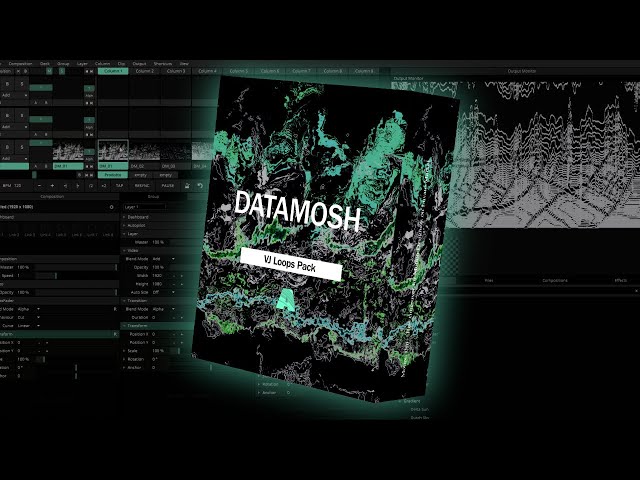 DATAMOSH • Downloadable VJ Loops Pack
