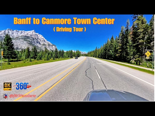 One of Canada's Most Beautiful Drives | Banff to Canmore 360° VR