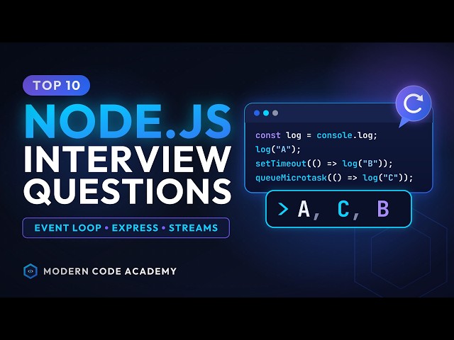 Node.js Interview Questions and Answers 2026: Top 10 Explained