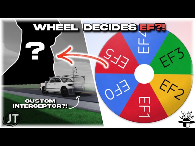 I chased in ALL CUSTOM INTERCEPTORS and let a wheel decide my fate in Just Tornadoes! | ROBLOX