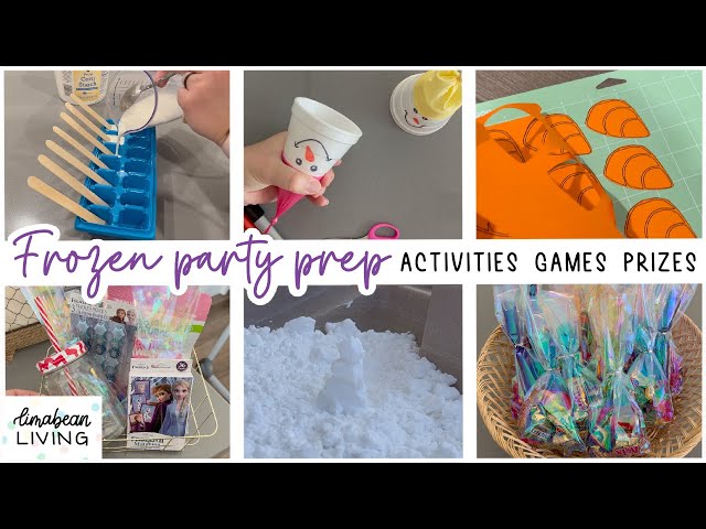 FROZEN THEMED PARTY PREP | Part 2 | THE ACTIVITIES, GAMES & PRIZES