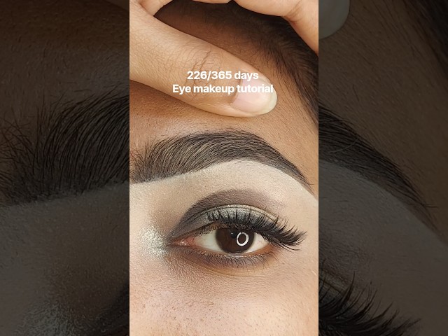 226/365 days Eye makeup tutorial for beginners ✨ #ytshorts #viral #eyemakeup