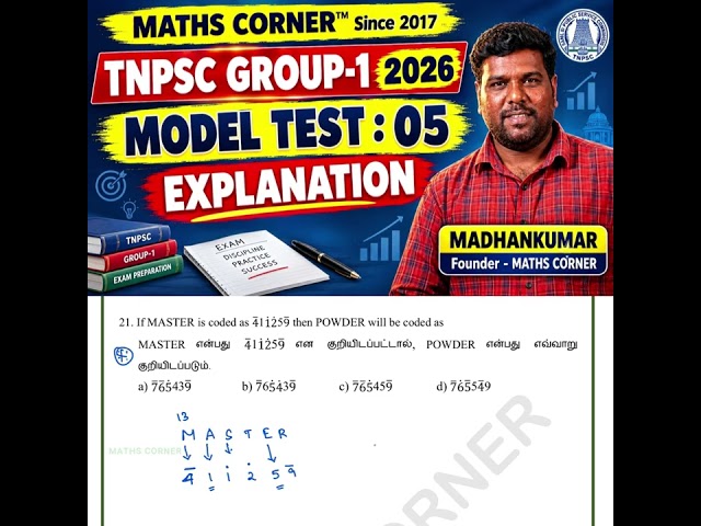 Coding & Decoding | TNPSC REASONING