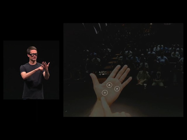 Snap's CEO Demos Specs (Standalone True AR Glasses) Live On Stage