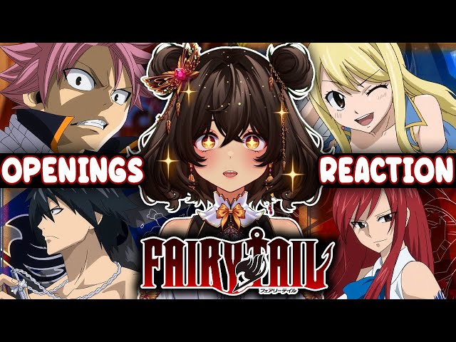 FIRST TIME REACTION to ALL FAIRY TAIL Openings (1-28) | BLIND REACTION
