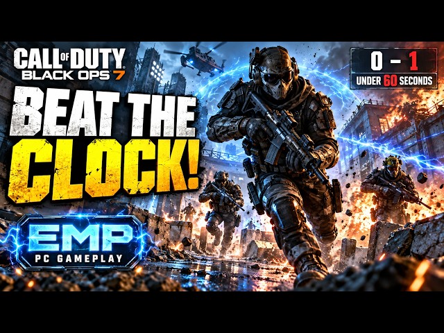1 Minute to Halftime - Call of Duty EMP Black Ops 7 PC !