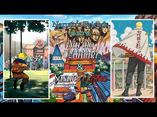 🇺🇸🇧🇷 Naruto’s Friends React to Naruto Uzumaki & Sasuke Uchiha || GACHA React ||