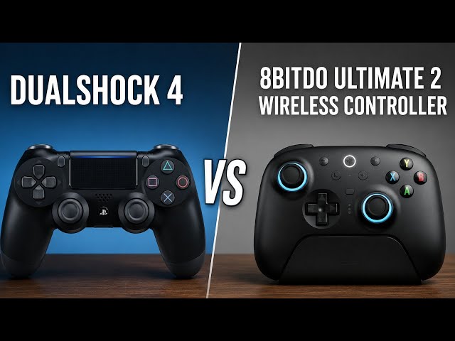 DualShock 4 vs 8BitDo Ultimate 2 Wireless | Honest Comparison