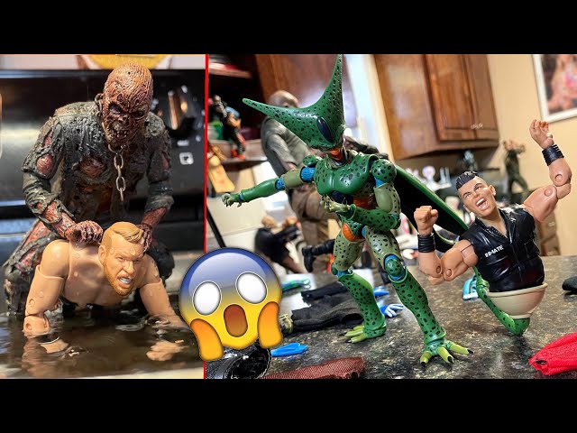 BIGGEST HORROR ACTION FIGURE SETUP EVER! KITCHEN EDITION!