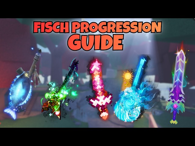 BEST RODS FISCH - FULL ROD Progression Guide FISCH! Roblox