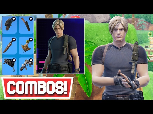 BEST LEON S. KENNEDY SKIN COMBOS! | Fortnite