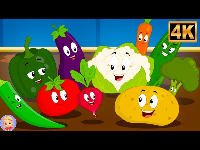 Counting Song - Ten Little Vegetables + Educational Videos for Kids