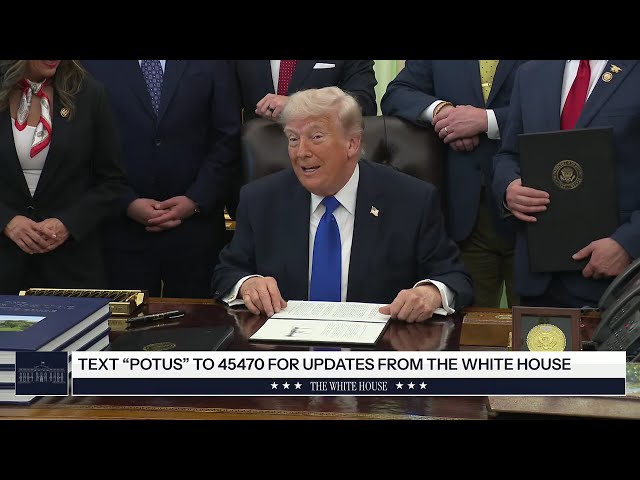 President Trump Participates in an Executive Order Signing, April 30th, 2026